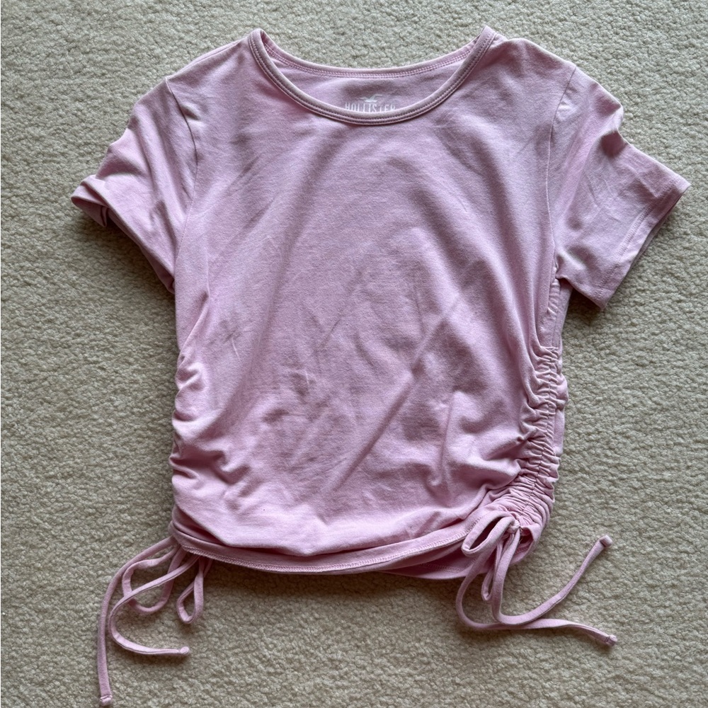 light pink baby tee